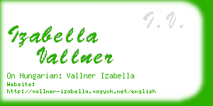 izabella vallner business card